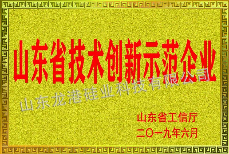 山東省技術創新示范企業